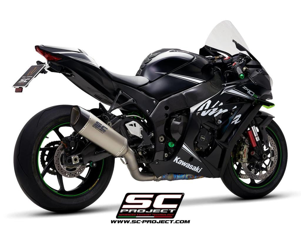 SC-Project スリップオン SC1-R + KAT交換パイプ カワサキ ZX-10 R/RR (16-20) K22A-DET91 