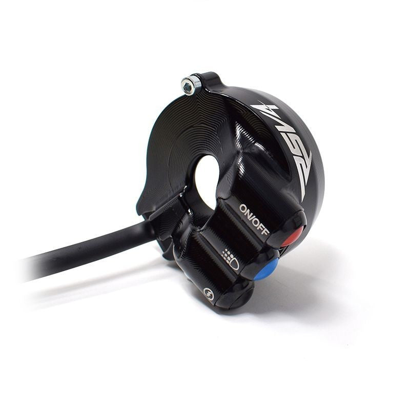 ジェットプライム Aprilia RSV4/RR/1100ファクトリー (21-25) JP ACC 660 RV の統合ハンドルスイッチ付きガスグリップハウジング 