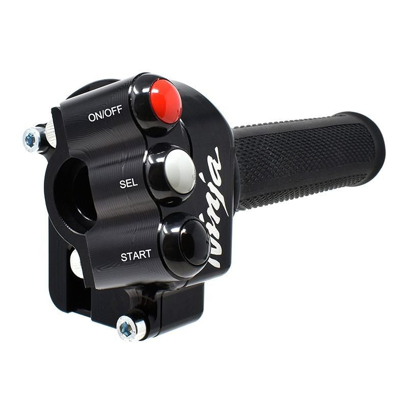 ガスグリップハウジングとハンドルスイッチ JetPrime Kawasaki ZX-10 R/RR (21-25) JP ACC 054 