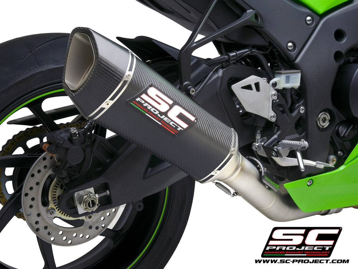 SC-Project スリップオン SC1-R + KAT交換パイプ Kawasaki ZX-10 R/RR (21-25) K38A-DET91C 