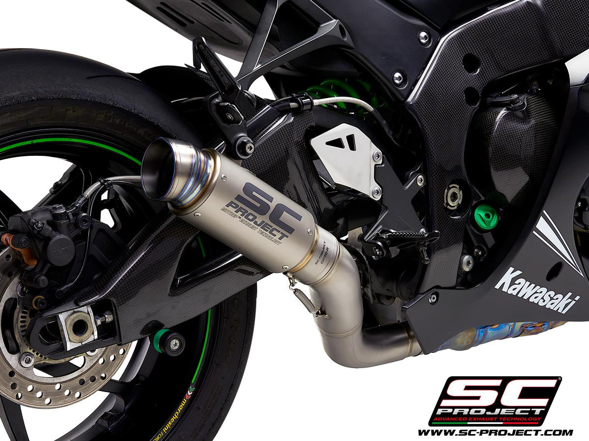 SC-Project スリップオン GP70-R + KAT交換パイプ Kawasaki ZX-10 R/RR (16-20) K22A-DET70 