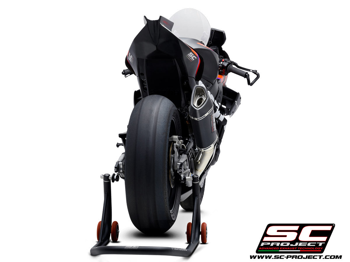 SC-Project Titan 完全排気システム SC1-R (250mm) Aprilia RSV4 1100 Factory (21-25) A27A-TC90C 