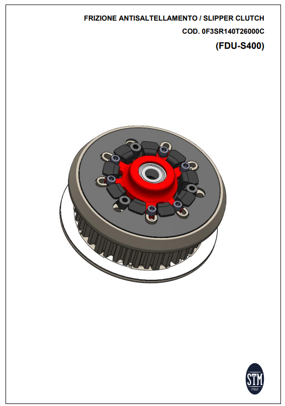 STM EVO SBK ドライクラッチ Ducati Panigale V2 955 (20-24) KTT-2500 