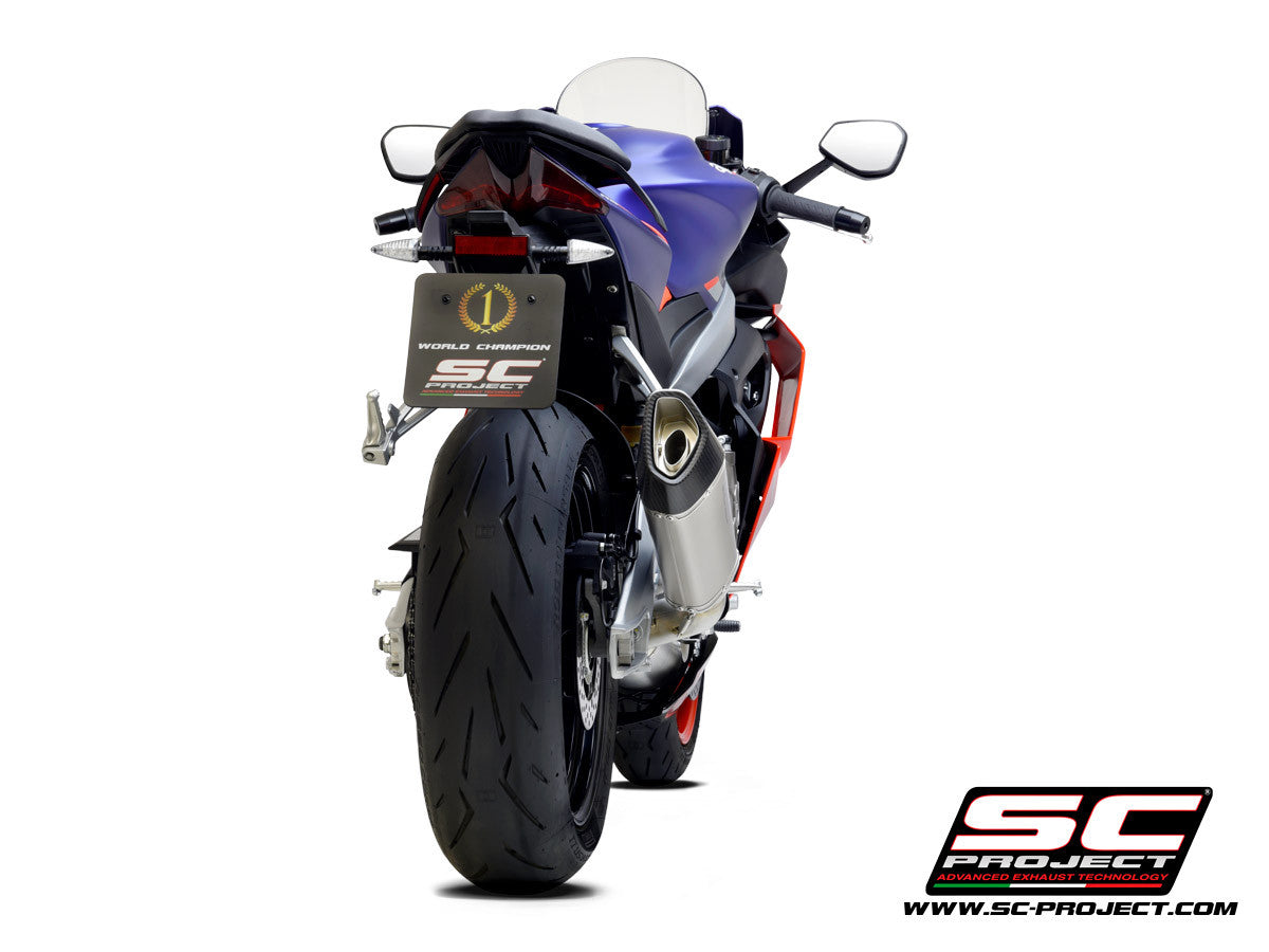 SC-Project Komplettanlage 2-1 SC1-R Aprilia RS 660 (20-24) A23A-KC90
