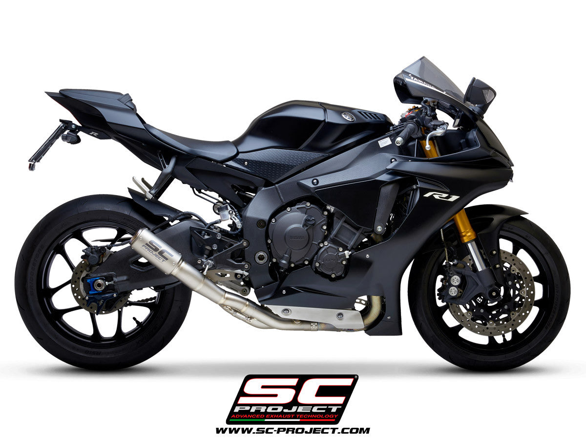 SC-Project スリップオン CR-T + KAT交換パイプ Yamaha YZF-R1/M RN49 (17-19) Y11B-DET36 