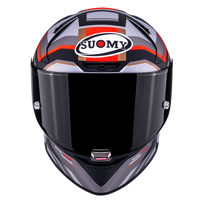 Suomy SR-GP Evo Helm Infrared Matt Grau/Rot/Schwarz K6S20025