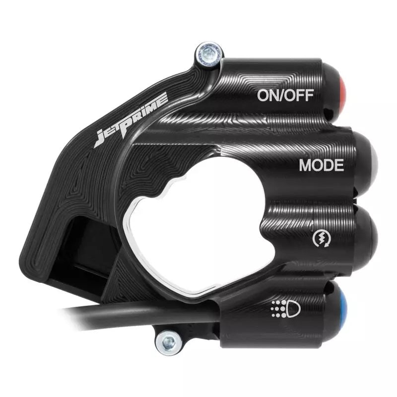 レース用ガスグリップハウジング、ハンドルスイッチ付き、JetPrime BMW M1000RR K66 (21-25) JP ACC 038 L 