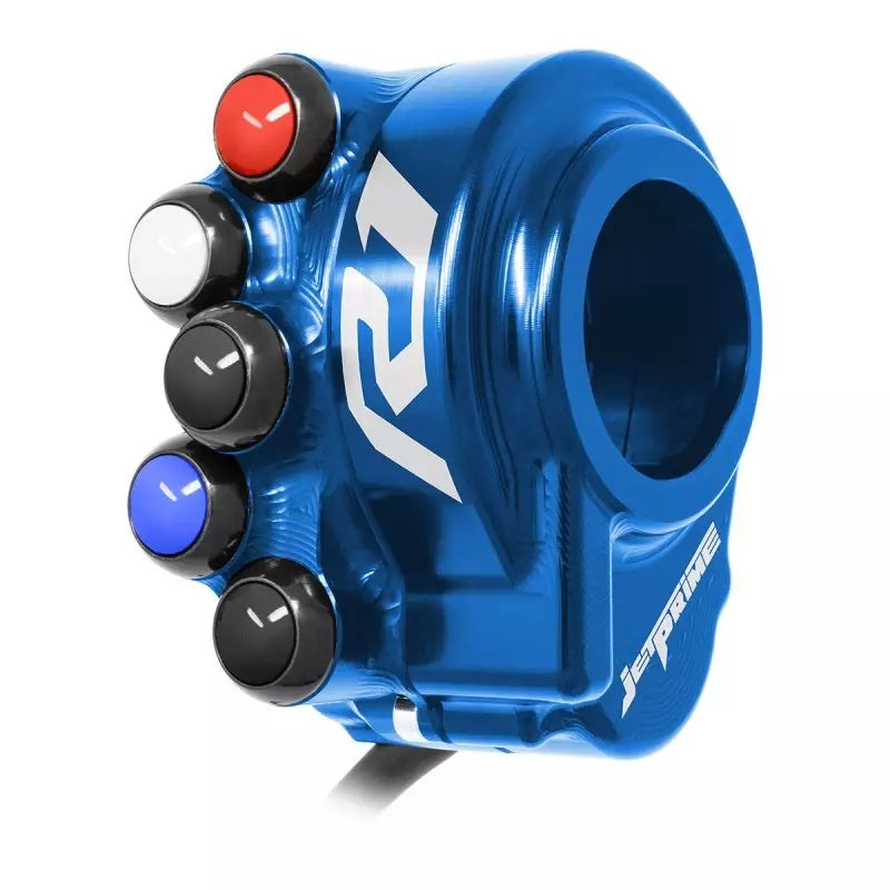 ヤマハ YZF-R1/M RN65 (20-25) JP ACC 033 用のジェットプライム ガスグリップハウジングとハンドルスイッチ 