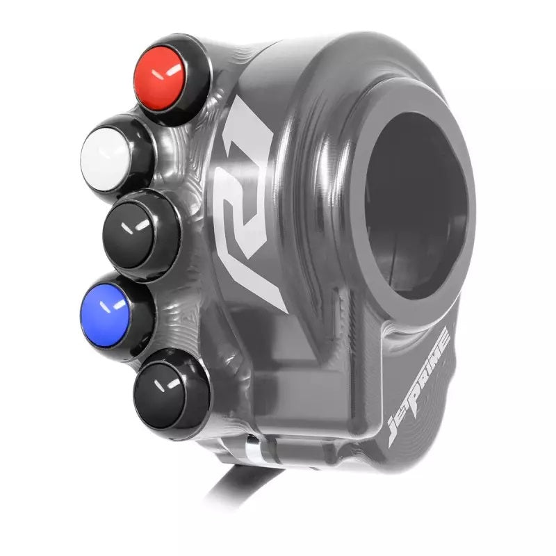 ヤマハ YZF-R1/M RN65 (20-25) JP ACC 033 用のジェットプライム ガスグリップハウジングとハンドルスイッチ 