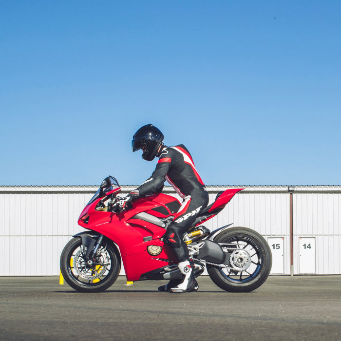 Spidi Laser Pro ワンピース レザースーツ – パーフォレートレーシングスーツ | メンズ | レッド | Y154014 