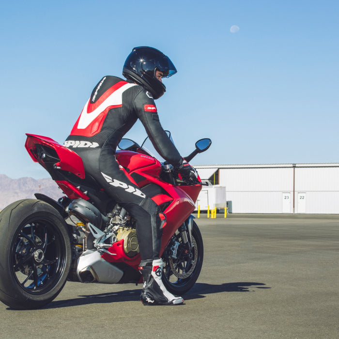 Spidi Laser Pro ワンピース レザースーツ – パーフォレートレーシングスーツ | メンズ | レッド | Y154014 