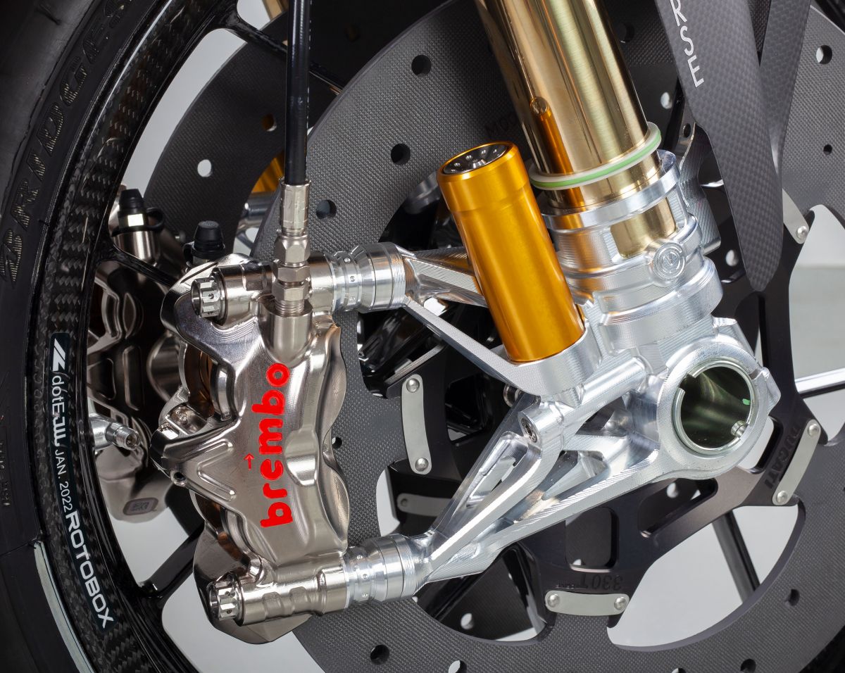 CNCフォークフットセット 108 mm 「GPスタイル」 Motocorse Ducati Panigale V4/S/R (18-24) 