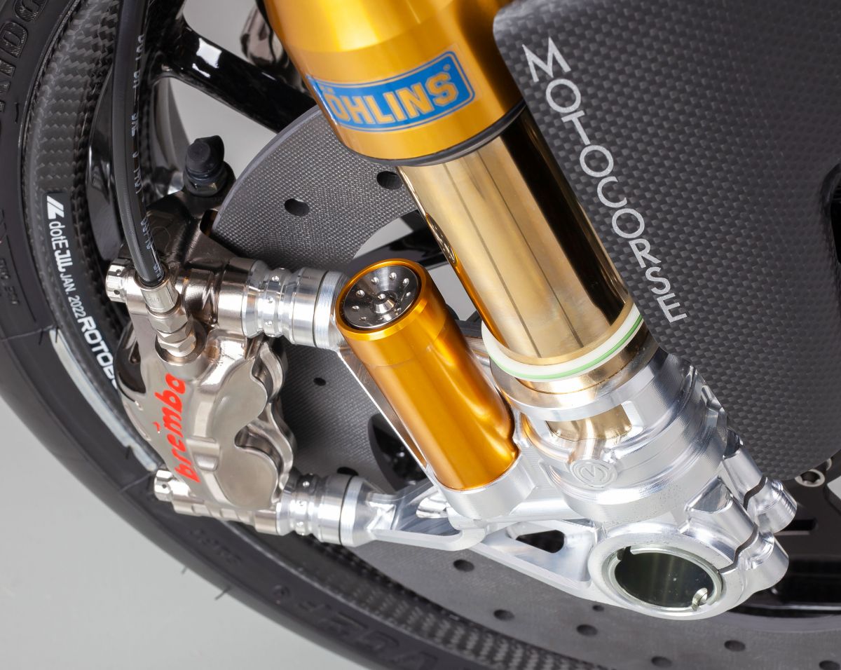 CNCフォークフットセット 108 mm 「GPスタイル」 Motocorse Ducati Panigale V4/S/R (18-24) 
