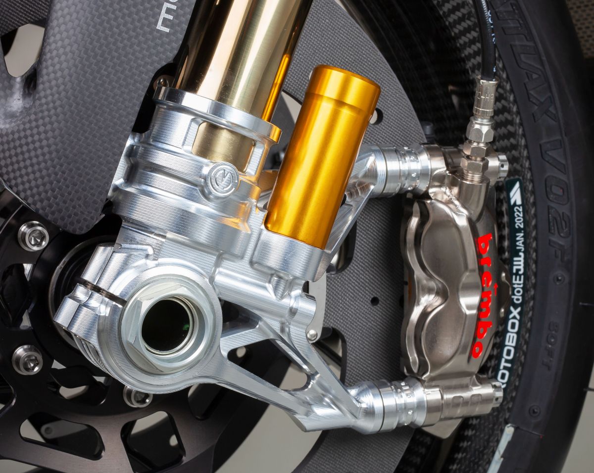 CNCフォークフットセット 108 mm 「GPスタイル」 Motocorse Ducati Panigale V4/S/R (18-24) 