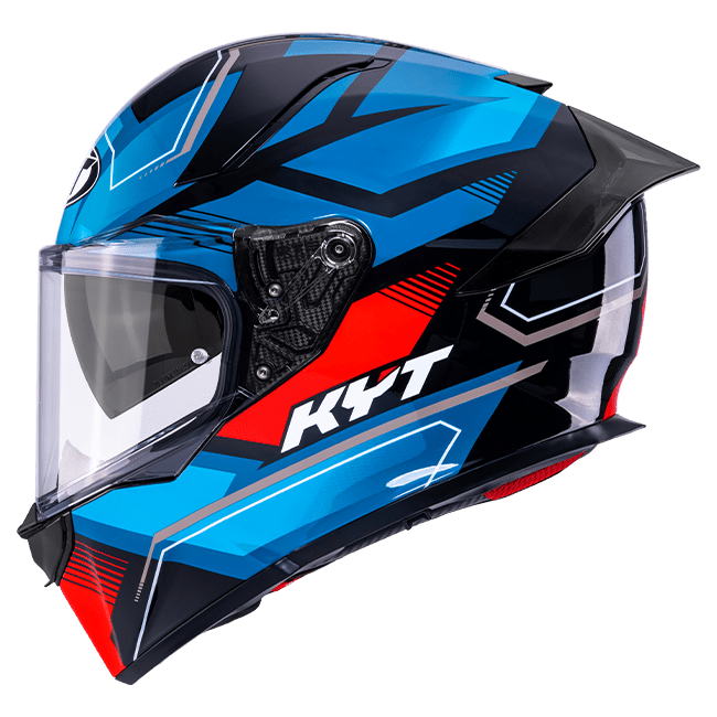 KYT R2R Helm Parsec Schwarz / Blau / Rot Y6R20024