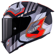 Suomy SR-GP Evo ヘルメット インフラレッド マット グレー/レッド/ブラック K6S20025 