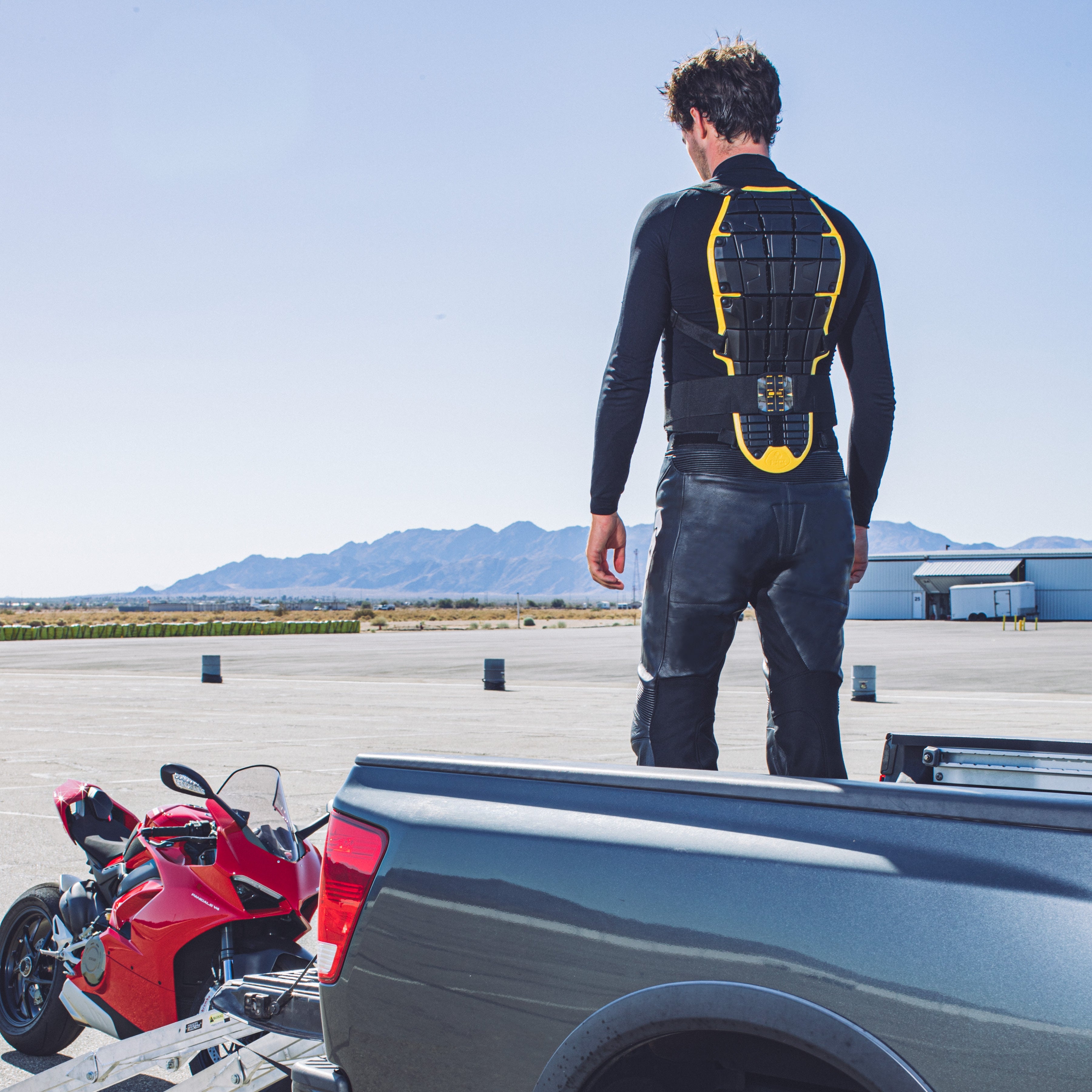 Spidi Back Warrior Evo バックプロテクター | メンズ | ブラック/イエロー 