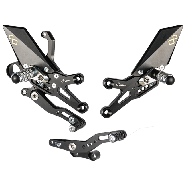 LighTech フットレストシステム ホンダ CBR 1000 RR (08-19) FTRHO006/W 