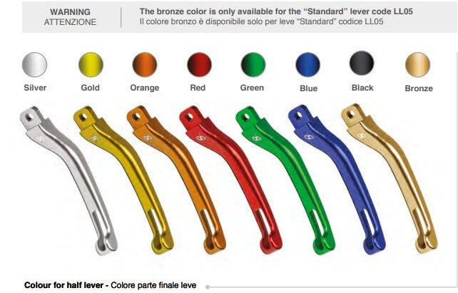 ボナミチ・レーシングの折りたたみ式クラッチレバー スズキ GSX-R 600/750 (06-10) LC010 