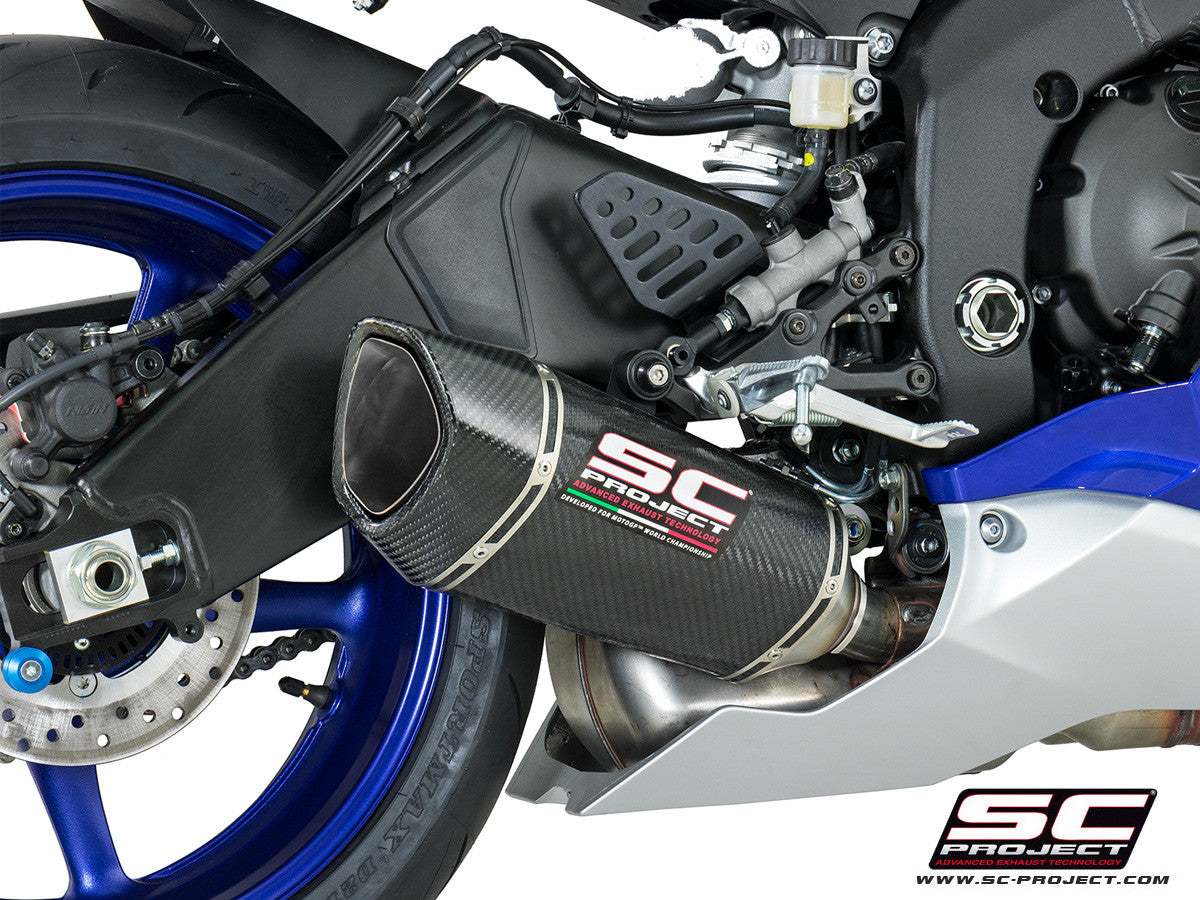 SC-Project スリップオン SC1-R ヤマハ YZF-R6 RJ27 (17-25) Y21A-L90C 