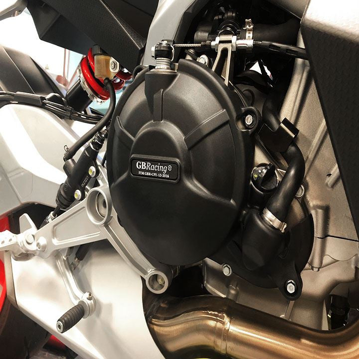 GBRacing製のクラッチプロテクター保護カバー Aprilia RS 660 (20-25) 