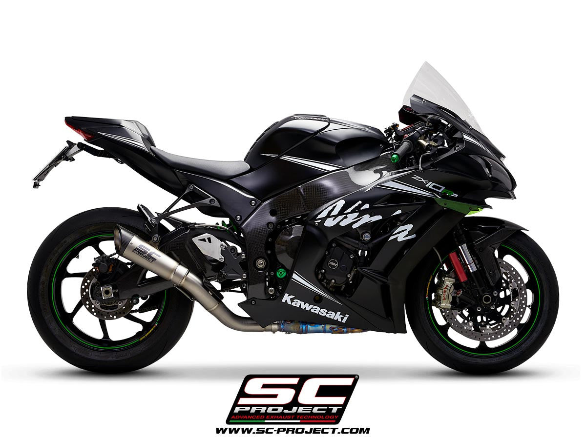 SC-Project スリップオン S1 + KAT交換パイプ Kawasaki ZX-10 R/RR (16-20) K22A-DET41T 
