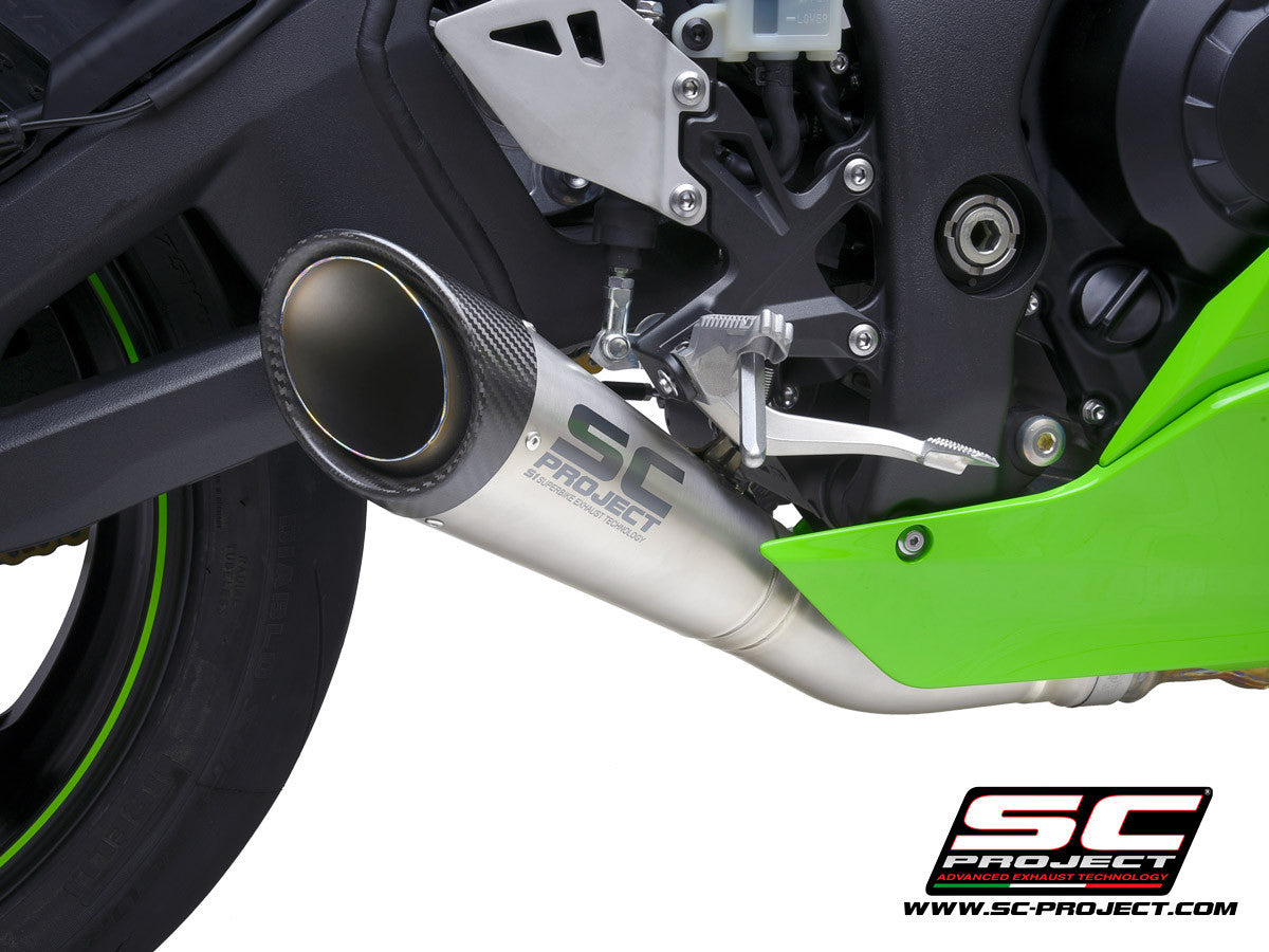 SC-Project スリップオン S1 + KAT交換パイプ Kawasaki ZX-10 R/RR (21-25) K38A-DET41T 