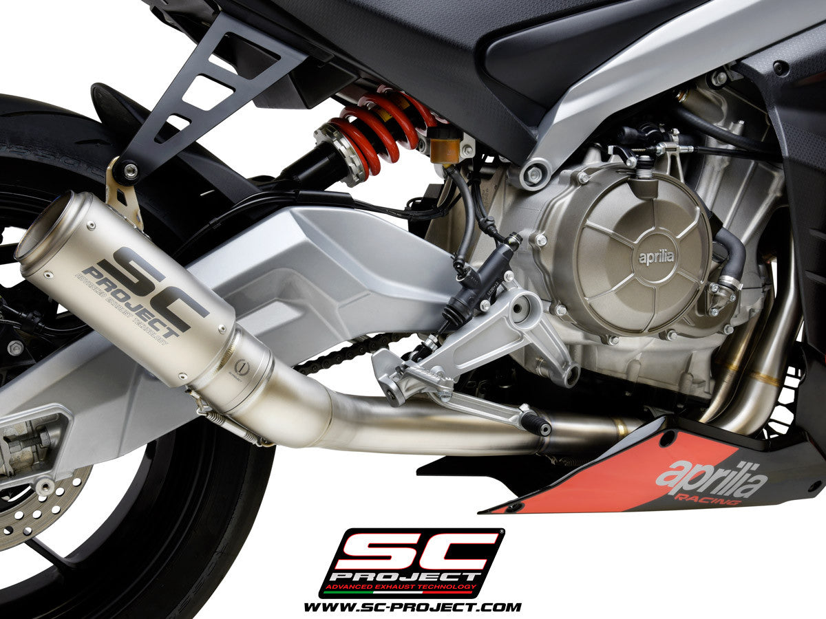 SC-Project Titan 完全排気システム 2-1 CR-T Aprilia RS 660 (20-25) A23A-TC36 