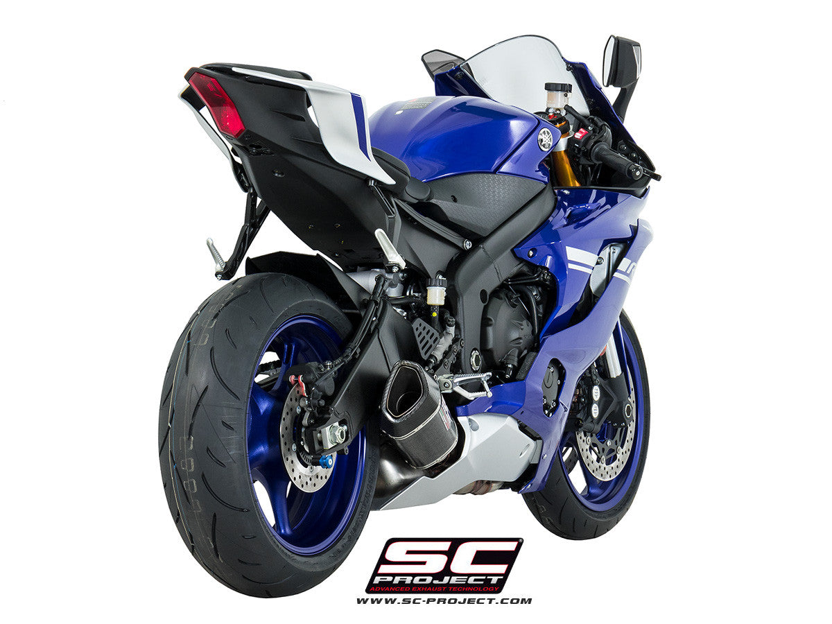 SC-Project スリップオン SC1-R ヤマハ YZF-R6 RJ27 (17-25) Y21A-L90C 