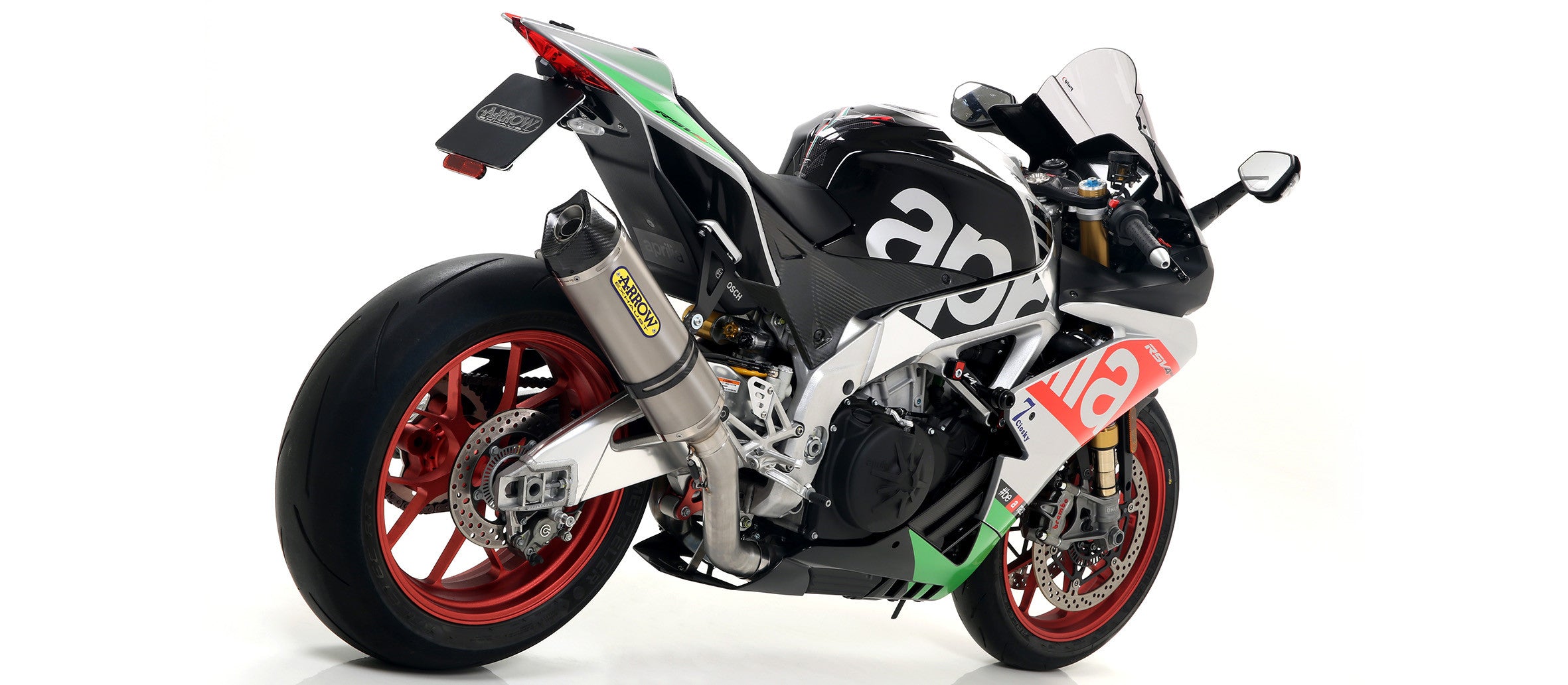 アロー スリップオン レーステック チタン アプリリア RSV4/RR/RF (17-18) 71744PK 