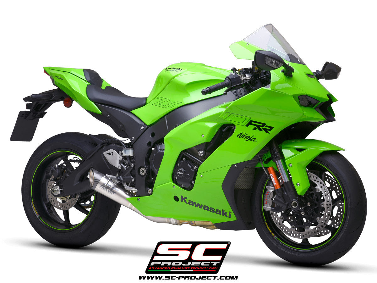 SC-Project スリップオン S1 + KAT交換パイプ Kawasaki ZX-10 R/RR (21-25) K38A-DET41T 