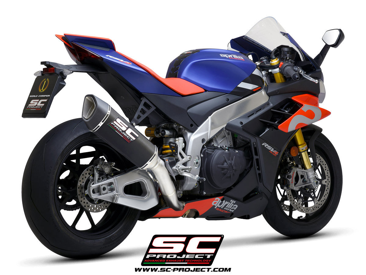 SC-Project スリップオン SC1-R (350mm) Aprilia RSV4 1100 ファクトリー (21-25) A27A-T93 