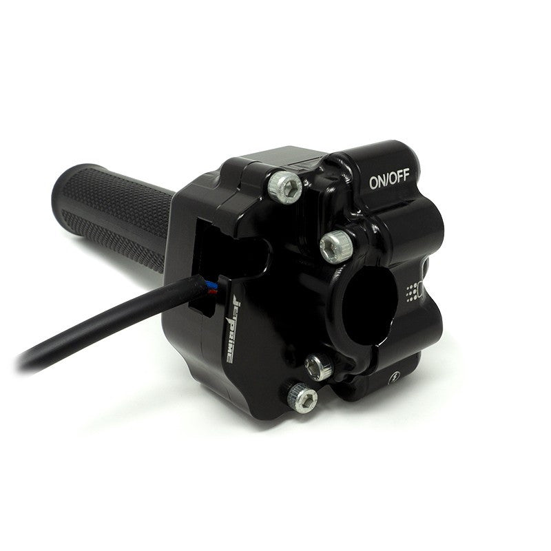 ホンダ CBR 1000 RR SC77 (17-19) 用 JetPrime のガスグリップハウジングとハンドルスイッチ JP ACC 017 