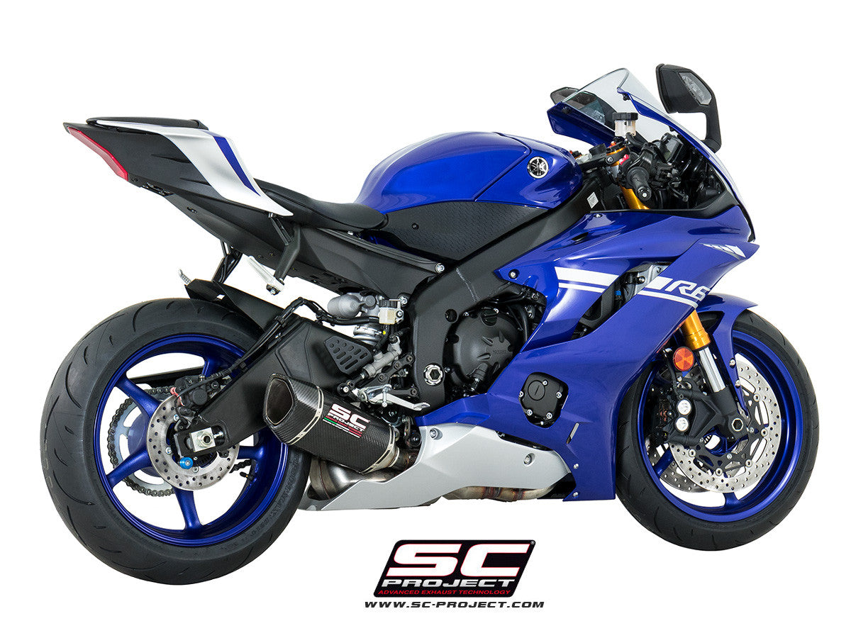 SC-Project スリップオン SC1-R ヤマハ YZF-R6 RJ27 (17-25) Y21A-L90C 