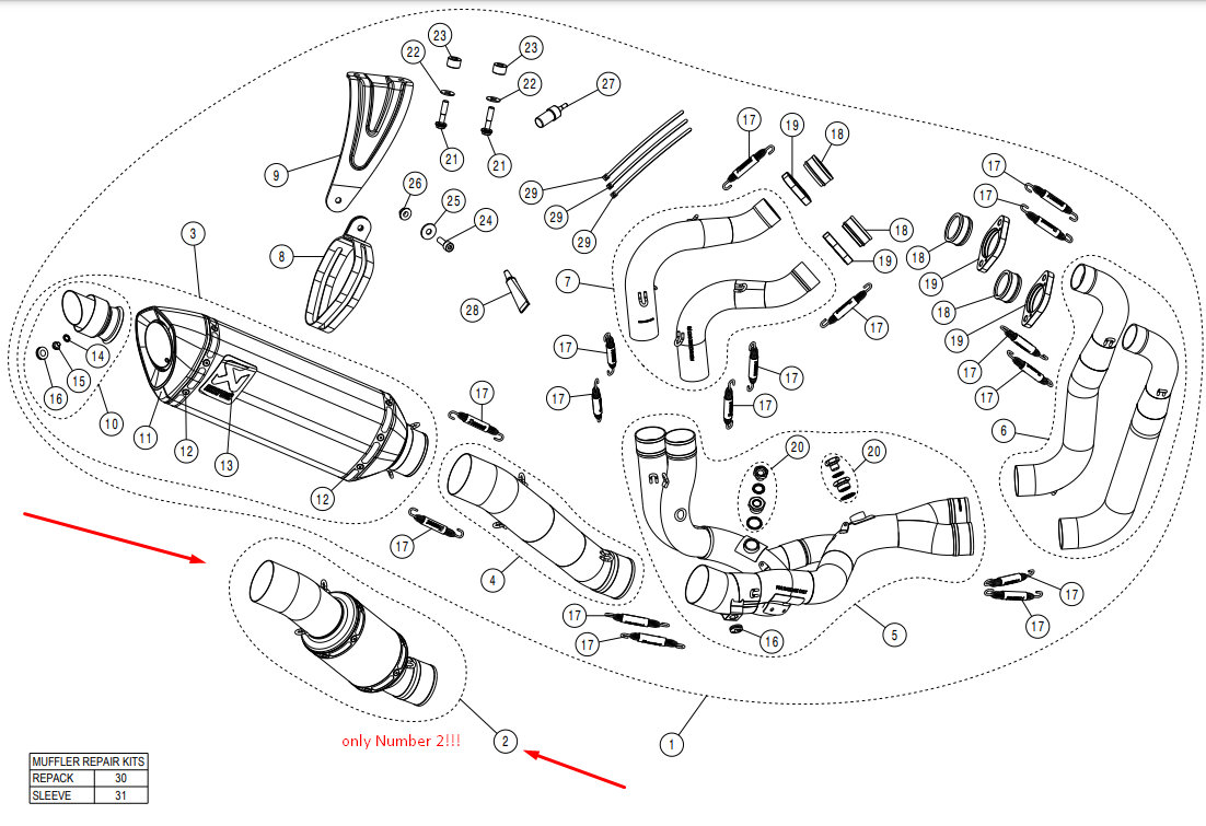 Akrapovic 中間パイプ（ステンレス）Aprilia RSV4／RR／1100 Factory（21-26）L-A10E11／TD 