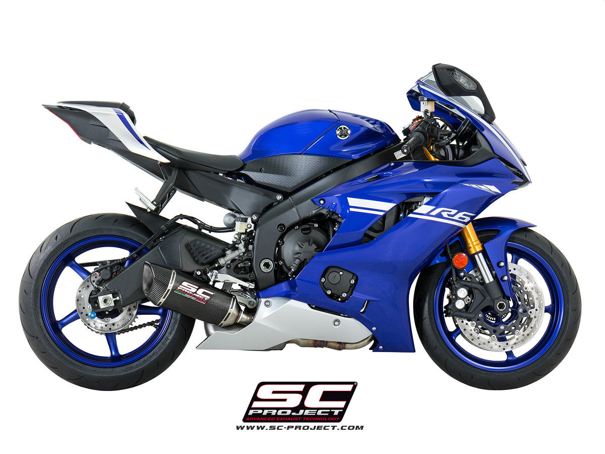 SC-Project スリップオン SC1-R ヤマハ YZF-R6 RJ27 (17-25) Y21A-L90C 