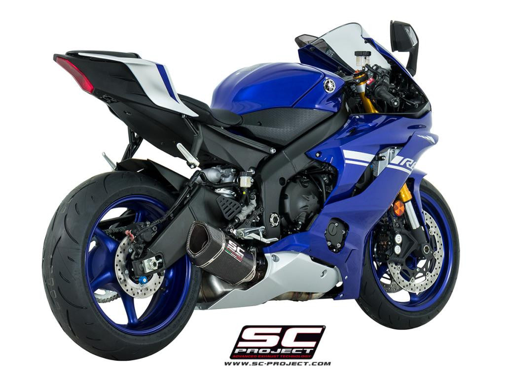 SC-Project スリップオン SC1-R ヤマハ YZF-R6 RJ27 (17-25) Y21A-L90C 