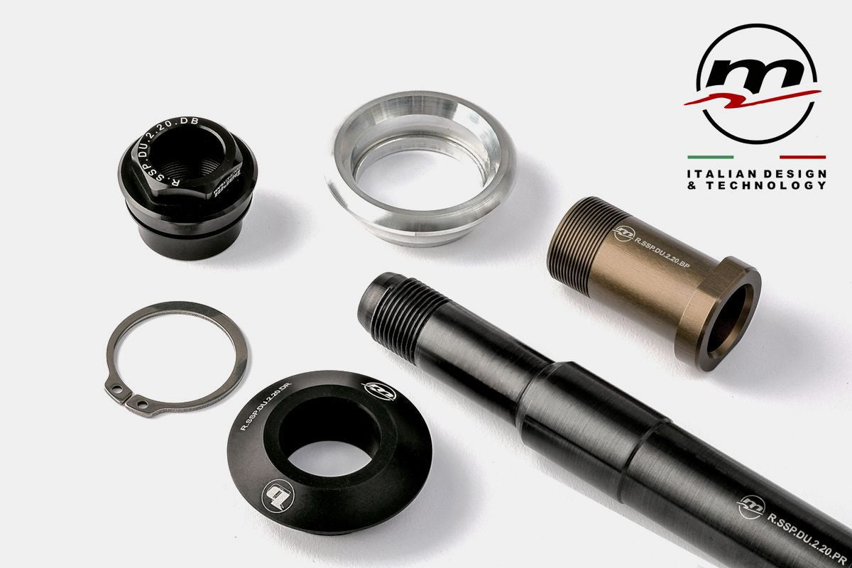 フロントホイールアクスルクイックリリースキット Melotti Racing Ducati Panigale V2 955 (20-24) BA-SSP.DU.2.20.KPRAR 