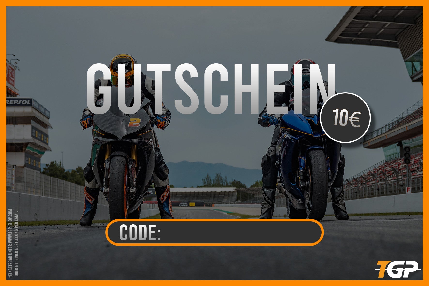 10€のギフト券 