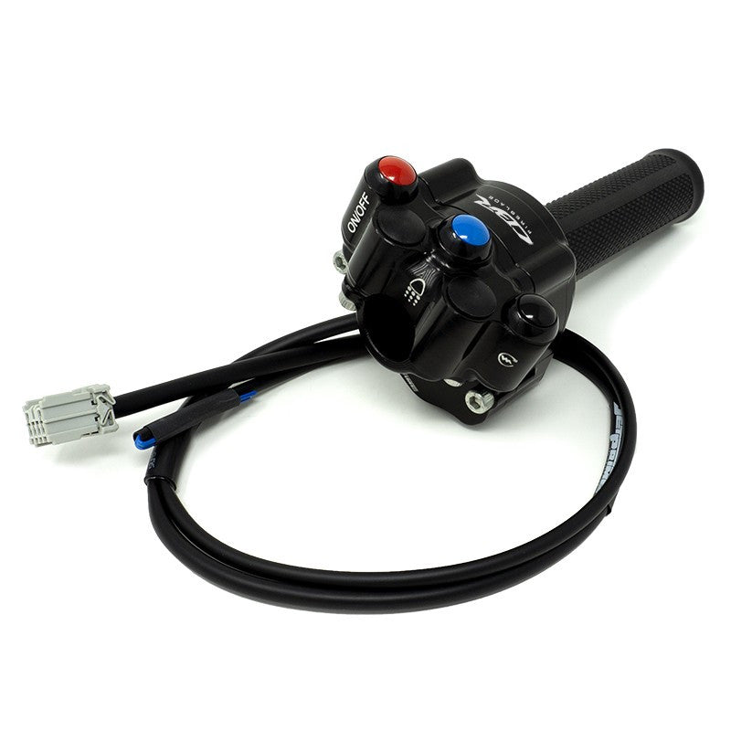 ホンダ CBR 1000 RR SC77 (17-19) 用 JetPrime のガスグリップハウジングとハンドルスイッチ JP ACC 017 