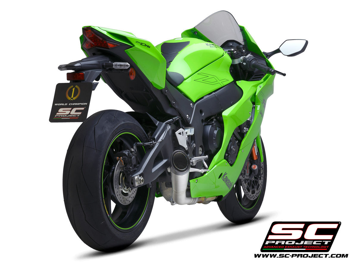 SC-Project スリップオン S1 + KAT交換パイプ Kawasaki ZX-10 R/RR (21-25) K38A-DET41T 