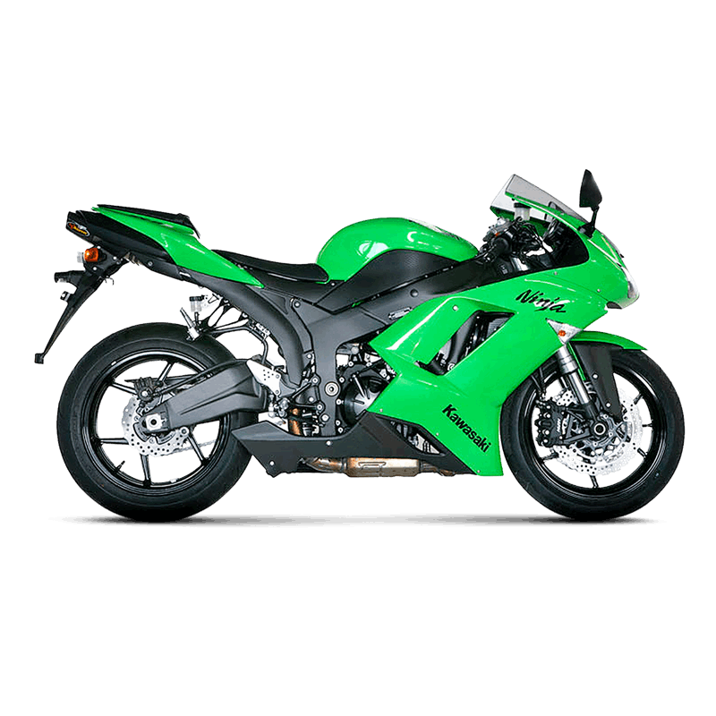 アクラポビッチ スリップオンライン（チタン）カワサキ ZX-6R（07-08） S-K6SO5-HACT 