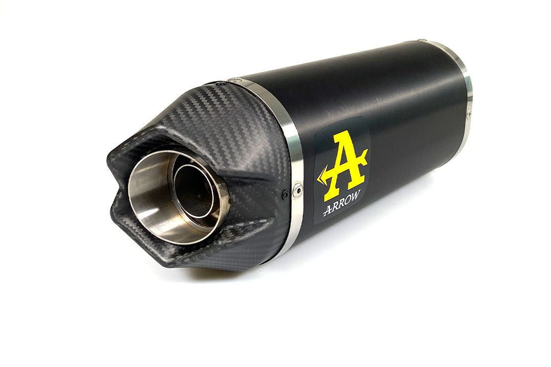 アロー スリップオン インディ レース アルミ ダーク アプリリア RS 660 (20-25) 71929AKN 