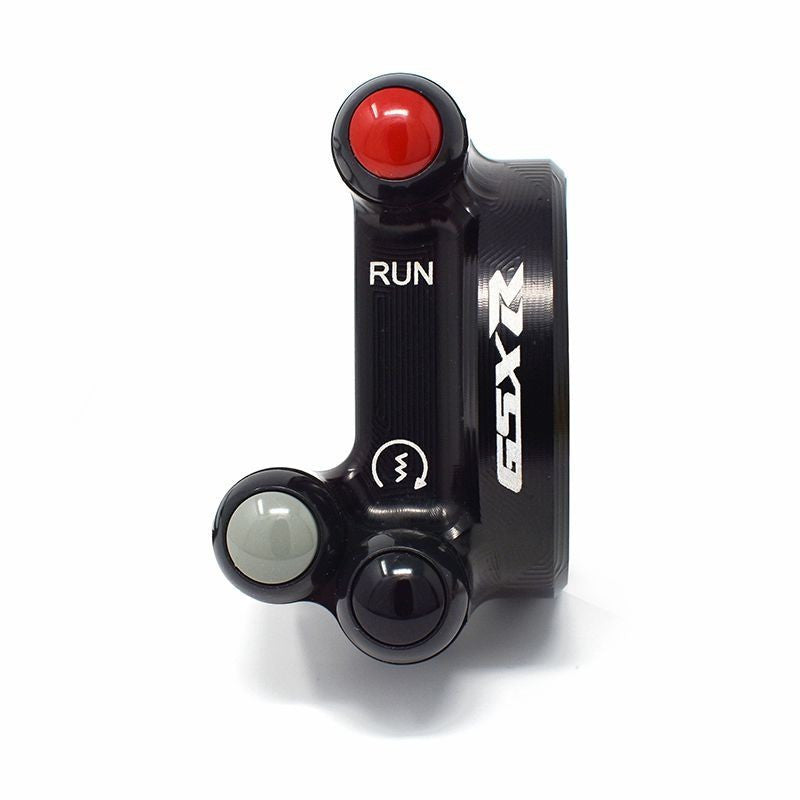 スズキ GSX-R 1000 (17-23) 用の JetPrime ガスグリップハウジングとハンドルスイッチ JP ACC 011 