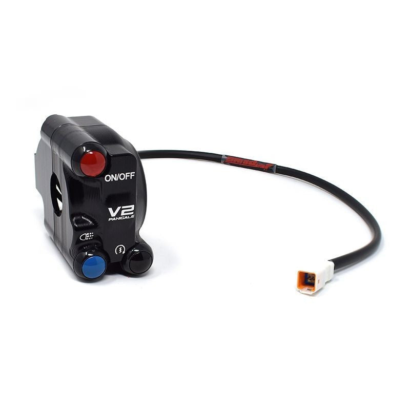 ジェットプライム Ducati Panigale V2 955 (20-24) JP ACC 006 用のハンドルスイッチ付きガスグリップハウジング 